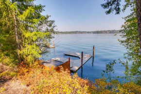 Hillside Home with Dock about 8 Mi to Coeur dAlene!